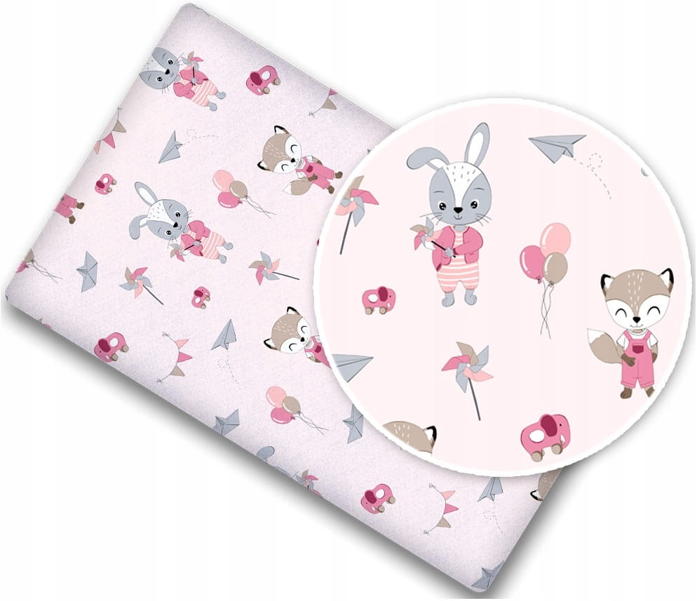Prześcieradło 120x60 do łóżeczka bawełna materiałowe Babymam