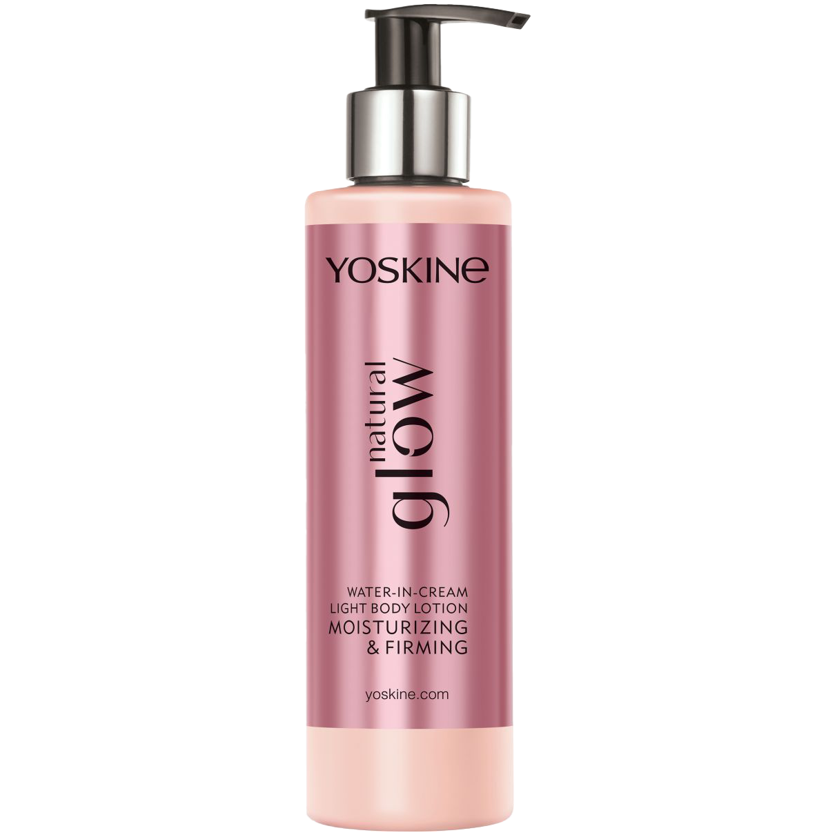 Yoskine Natural Glow nawilżająco-ujędrniający lekki balsam do ciała o konsystencji water-in-cream, 200 ml