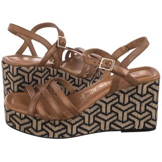 Sandały Tamaris Brązowe 1-28014-42 310 Camel