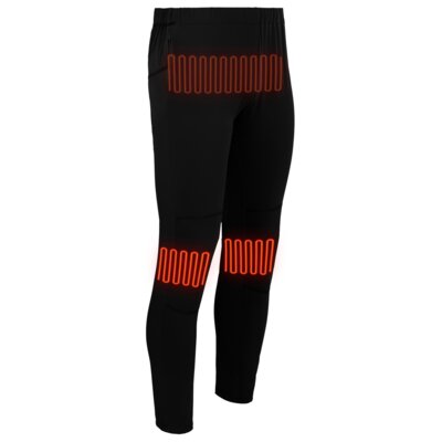 Podgrzewane spodnie GLOVII GP1 (rozmiar XL) Czarny