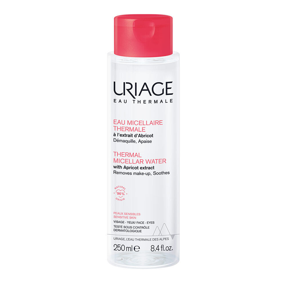 Uriage Thermal Micellar Water płyn micelarny z ekstraktem z moreli do skóry wrażliwej, 250 ml