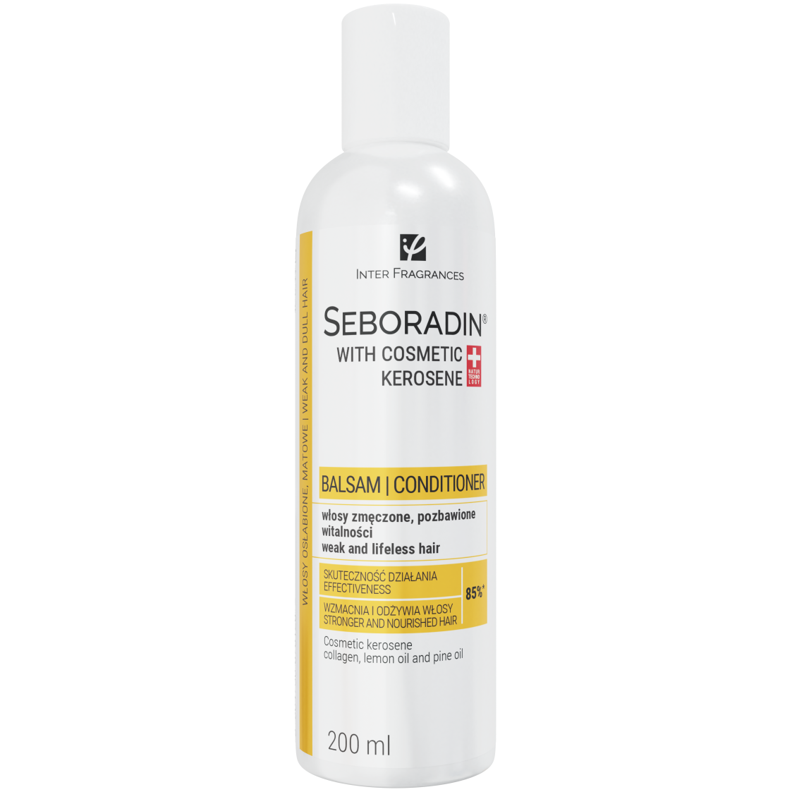 Seboradin With Cosmetic Kerosene balsam z naftą kosmetyczną do włosów, 200 ml