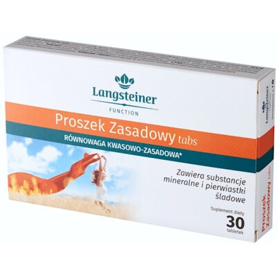 Kompleks minerałów LANGSTEINER Proszek zasadowy (30 tabletek)