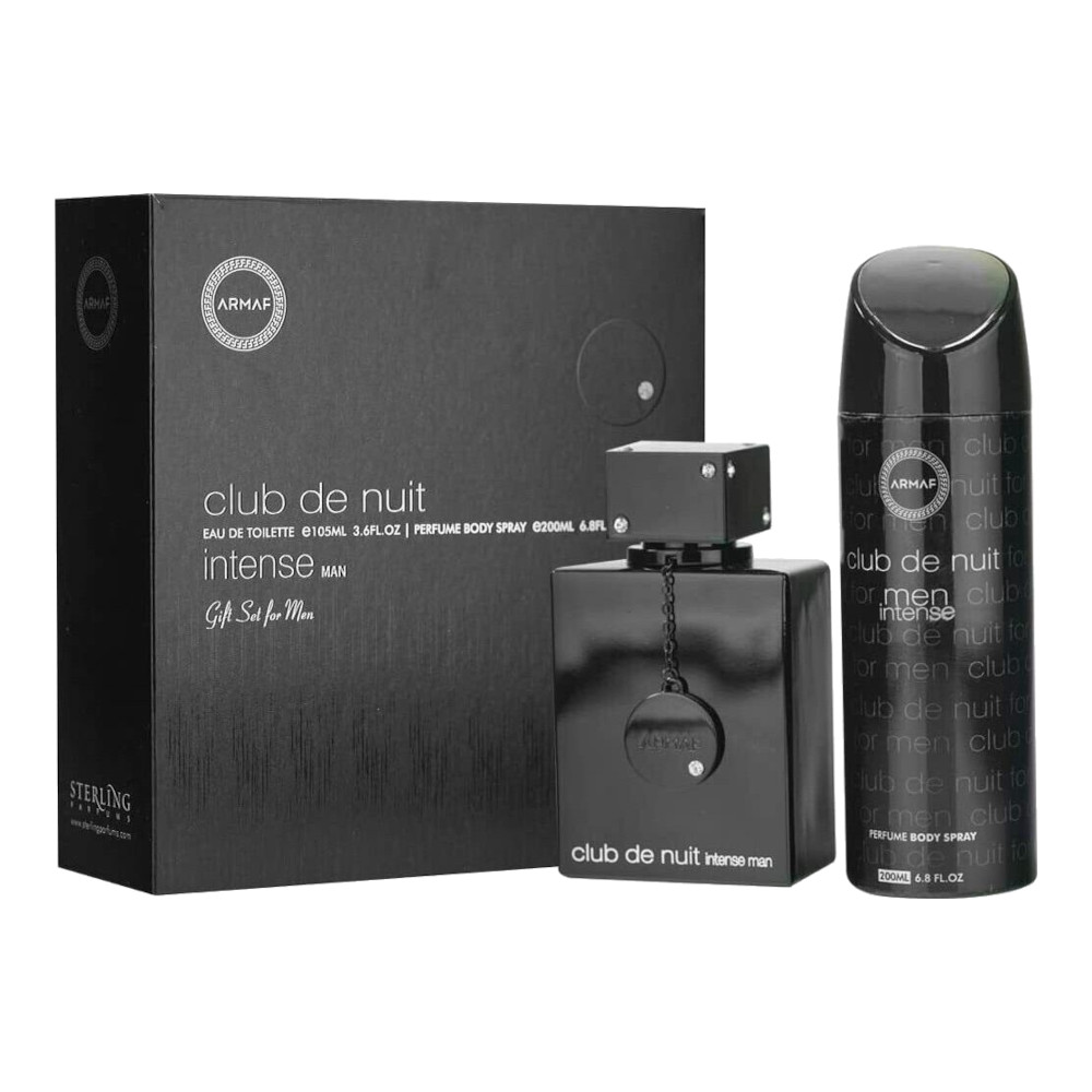 Armaf Club de Nuit Intense Man zestaw męski: woda toaletowa, 105 ml + spray do ciała, 200 ml