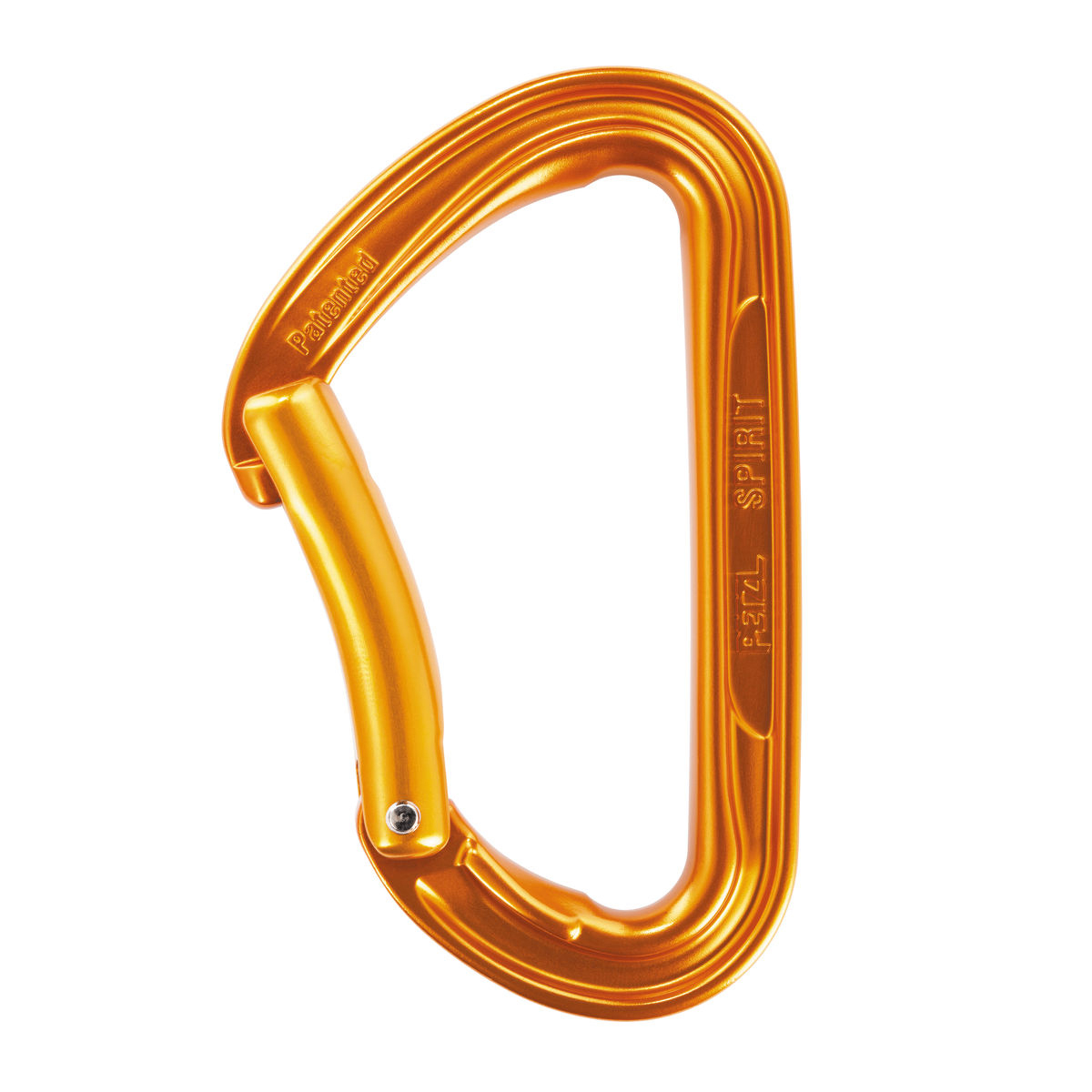 Karabinek wspinaczkowy z zamkiem wygiętym Petzl SPIRIT M35B yellow - ONESIZE
