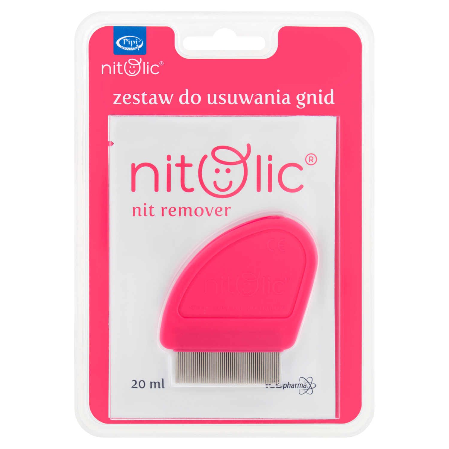 Pipi Nitolic wyrób medyczny: zestaw do usuwania gnid: spray, 20 ml + grzebień, 1 szt.