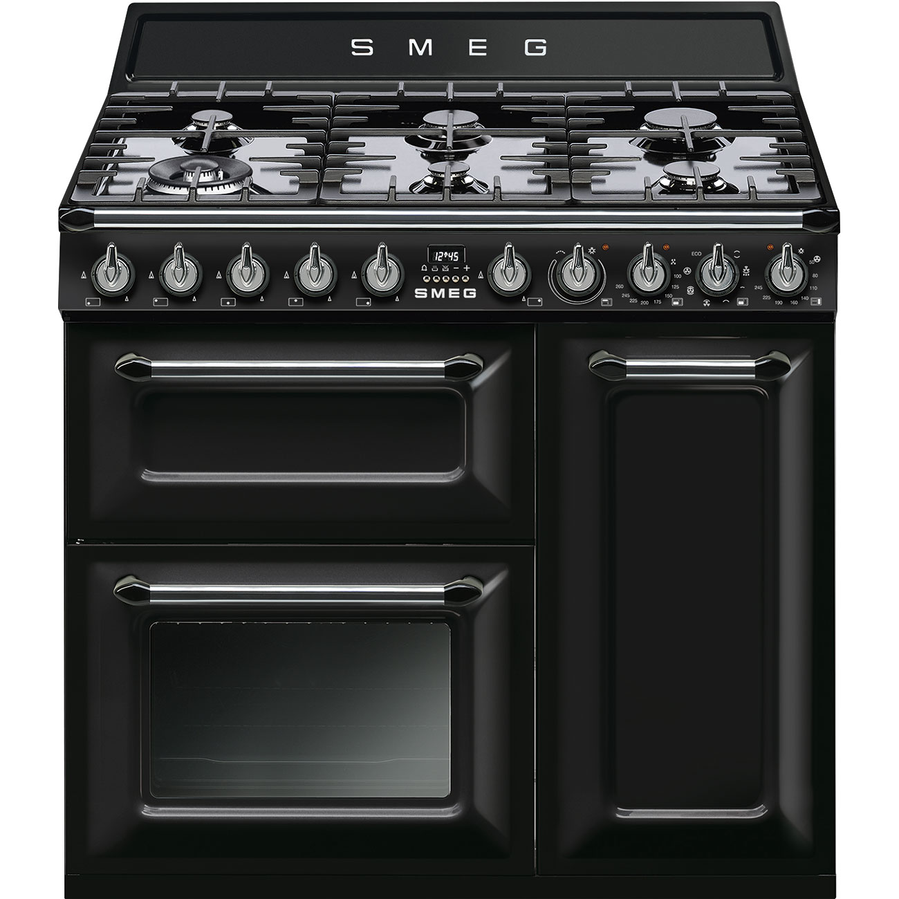 Smeg - Kuchnia wolnostojąca Victoria TR93BL Czarna
