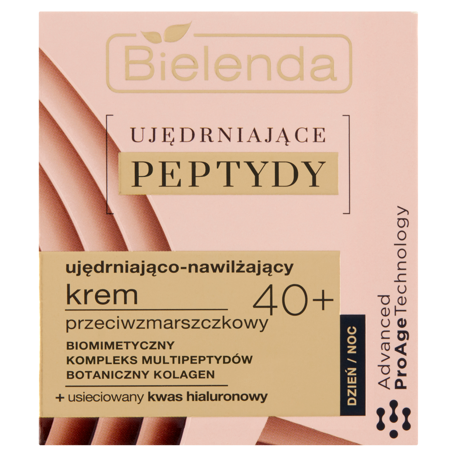 Bielenda Ujędrniające Peptydy ujędrniająco-nawilżający krem przeciwzmarszczkowy do twarzy 40+, 50 ml