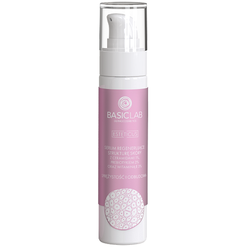 Basiclab Esteticus regenerujące serum z 1% ceramidami do twarzy, 50 ml