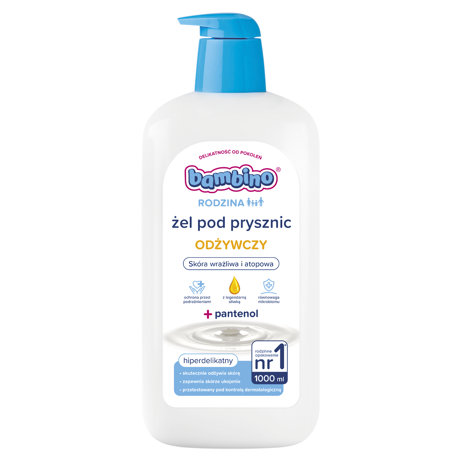 Bambino odżywczy żel pod prysznic, 1000 ml