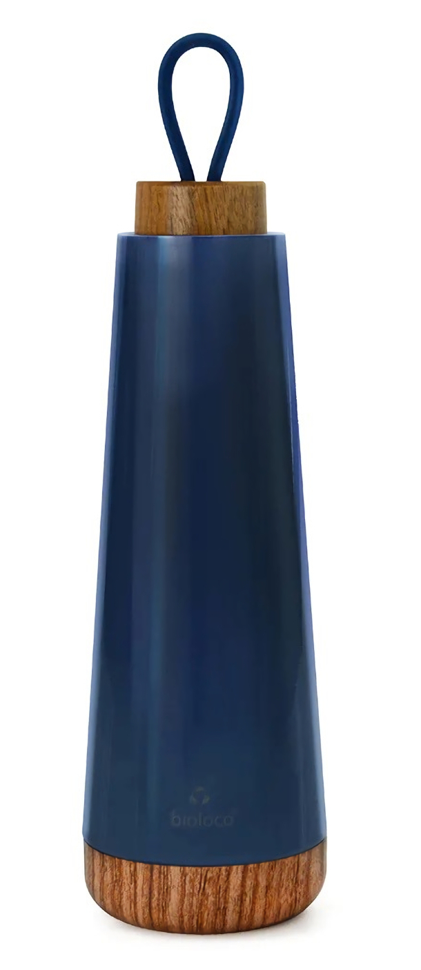 ChicMic - Butelka termiczna z pętelką 500 ml Granatowa