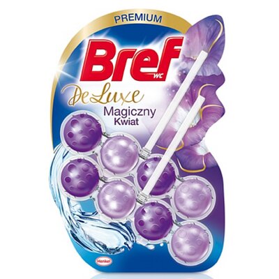 Kostka do WC BREF Deluxe Magiczny Kwiat 3x50g