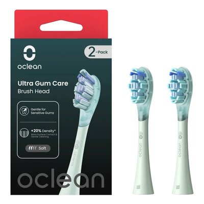 Oryginalna końcówka szczoteczki OCLEAN Ultra Gum Care Miętowy (2 szt.) (Delikatne dla dziąseł)