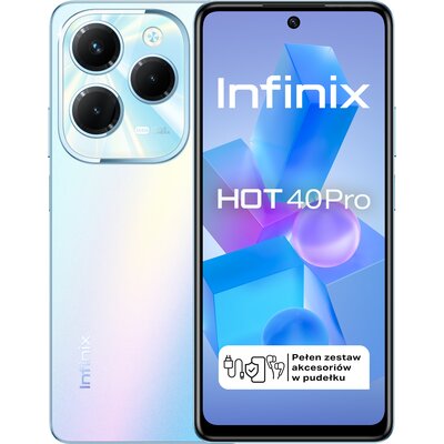 Smartfon INFINIX Hot 40 Pro 8/256GB 6.78" 120Hz Niebieski X6837