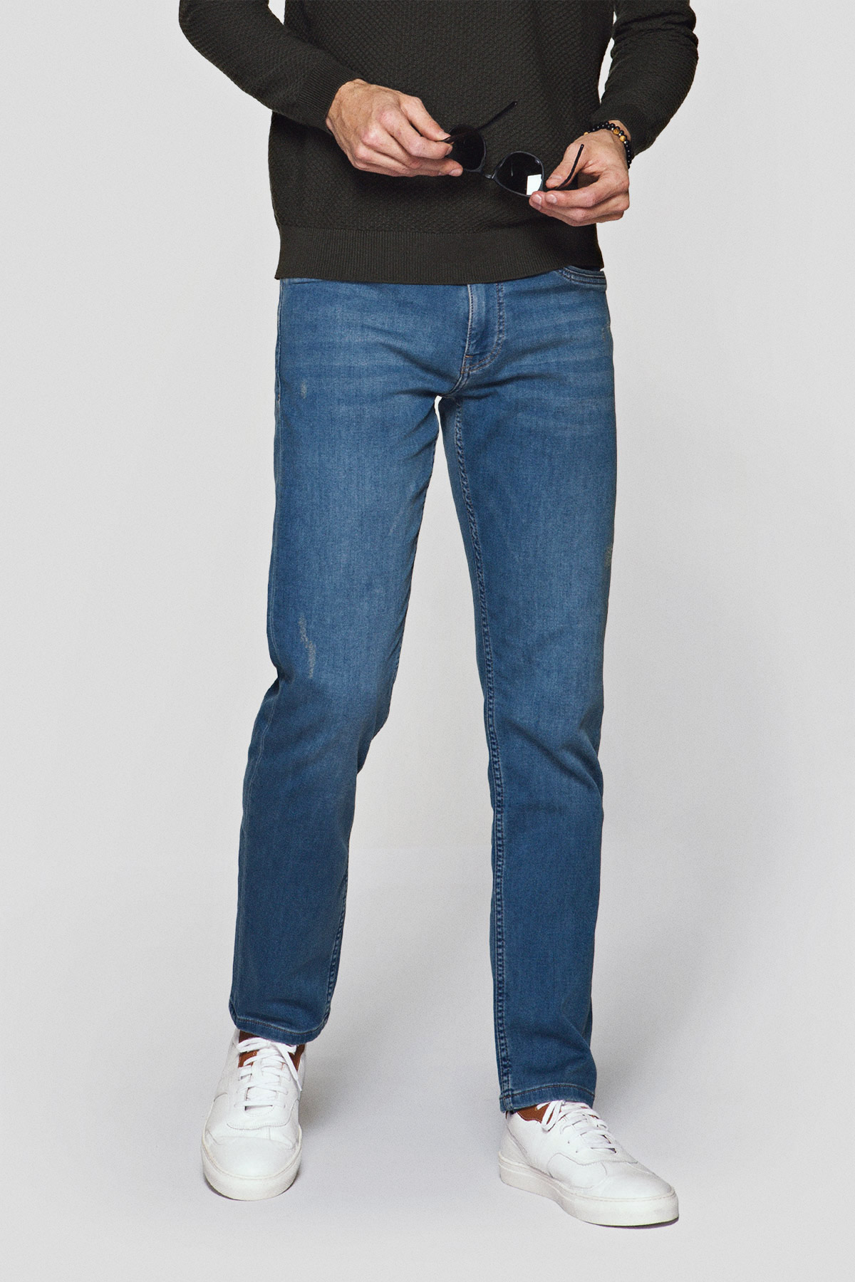 Lancerto Jeansy Niebieskie Carson Regular