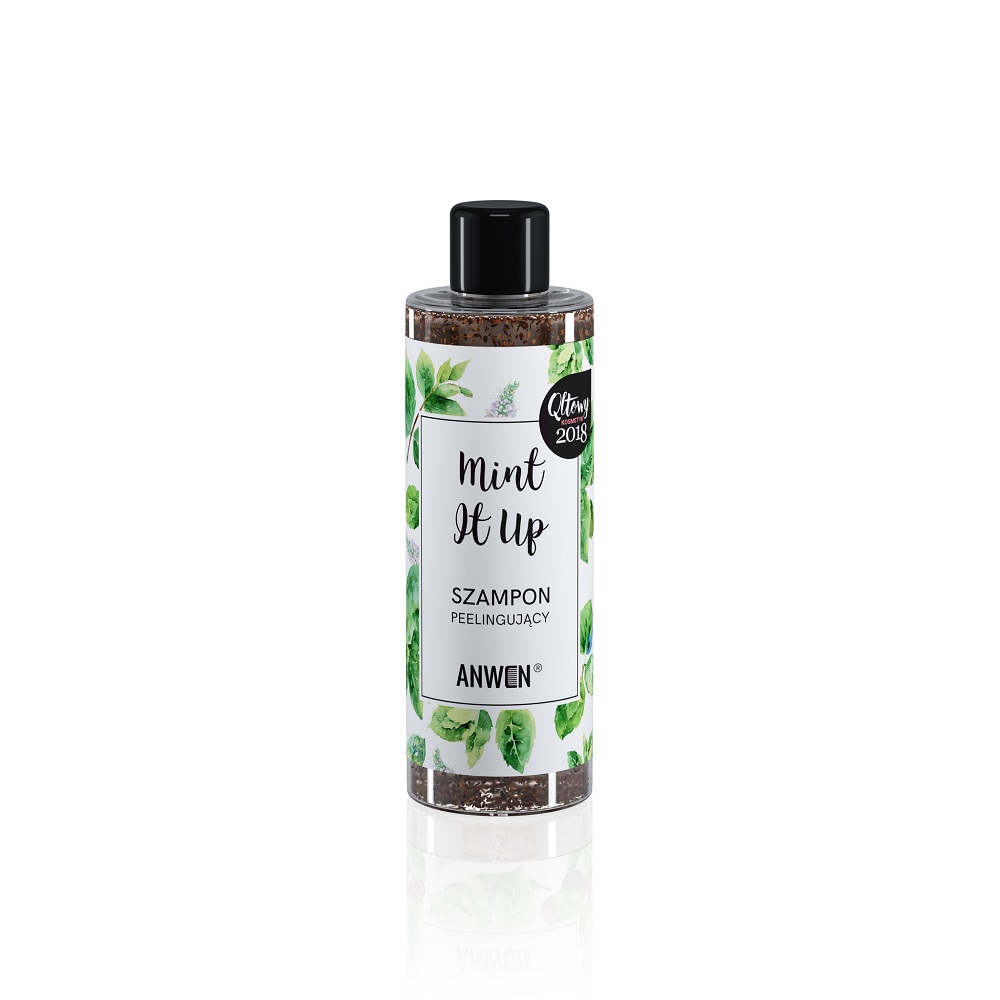 Anwen Mint It Up szampon peelingujący do włosów, 200 ml