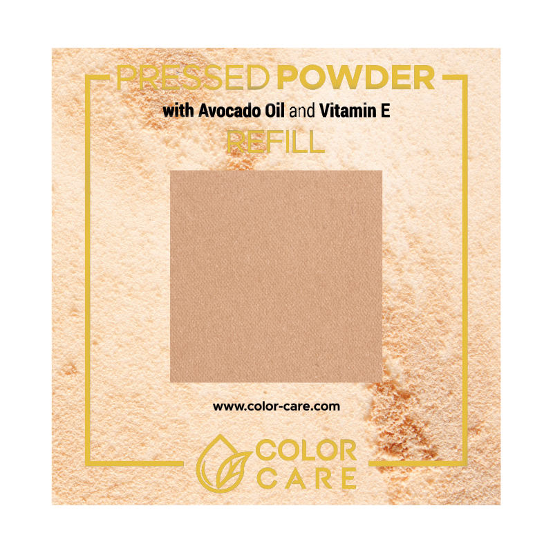 Color Care Dark Beige puder prasowany wegański - refill - 05 , 8 g