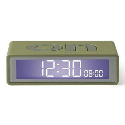 Budzik LEXON Flip+ Travel LR151K9 Zielony