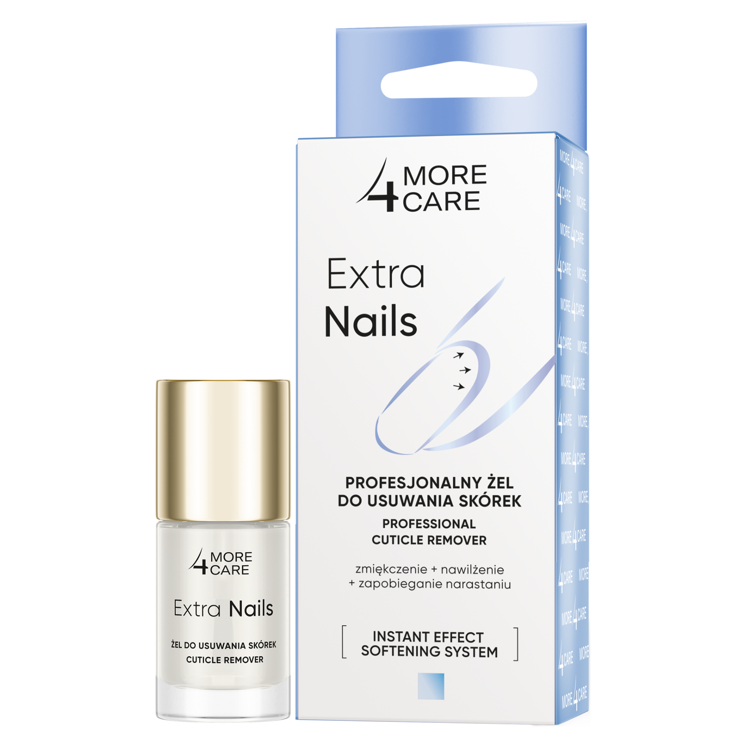 More4Care Extra Nails profesjonalny żel do usuwania skórek, 10 ml