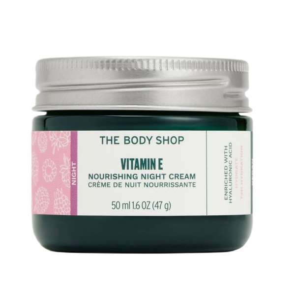 The Body Shop Vitamin E wegański odżywczy krem do twarzy na noc, 50 ml