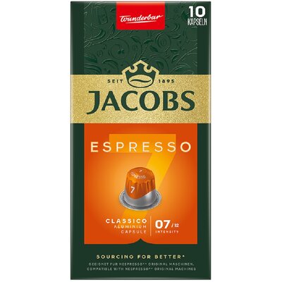 Kapsułki JACOBS Espresso Classico 7 do ekspresu Nespresso