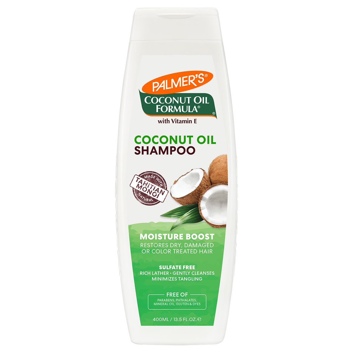 Palmer's Coconut Oil Formula nawilżający szampon do włosów, 400 ml