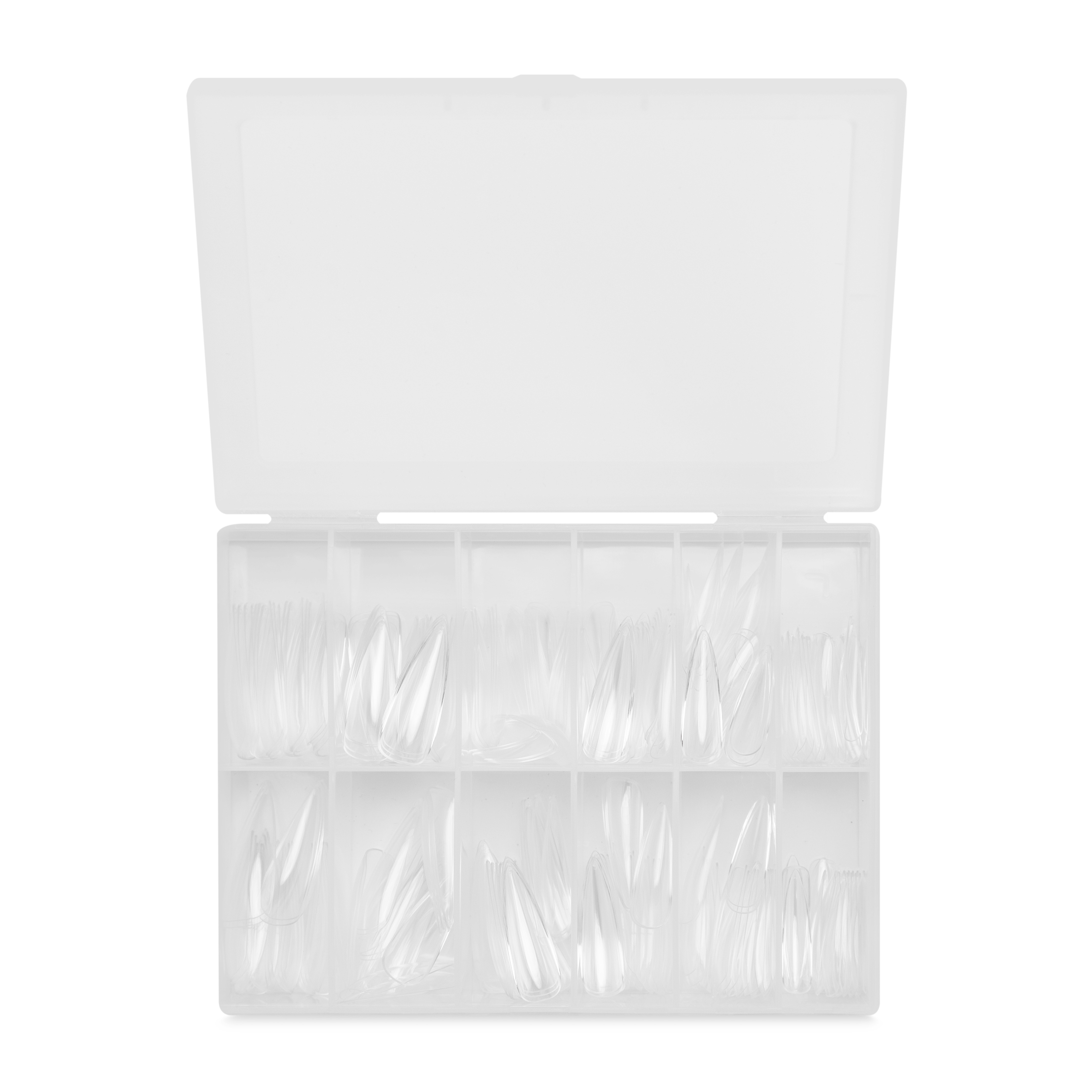 Mani King Instant Nails Full Cover Tips gotowe elastyczne paznokcie A20 szpic, 240 szt./1 opak.