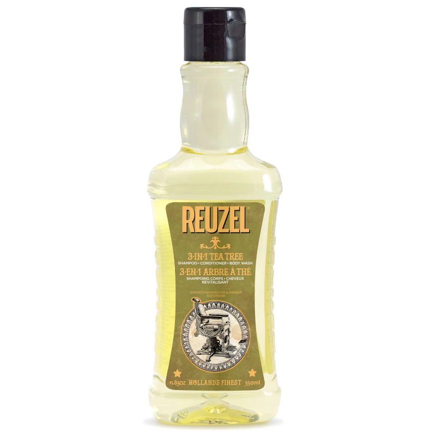 Reuzel Tea Tree wielofunkcyjny szampon do włosów i ciała, 350 ml
