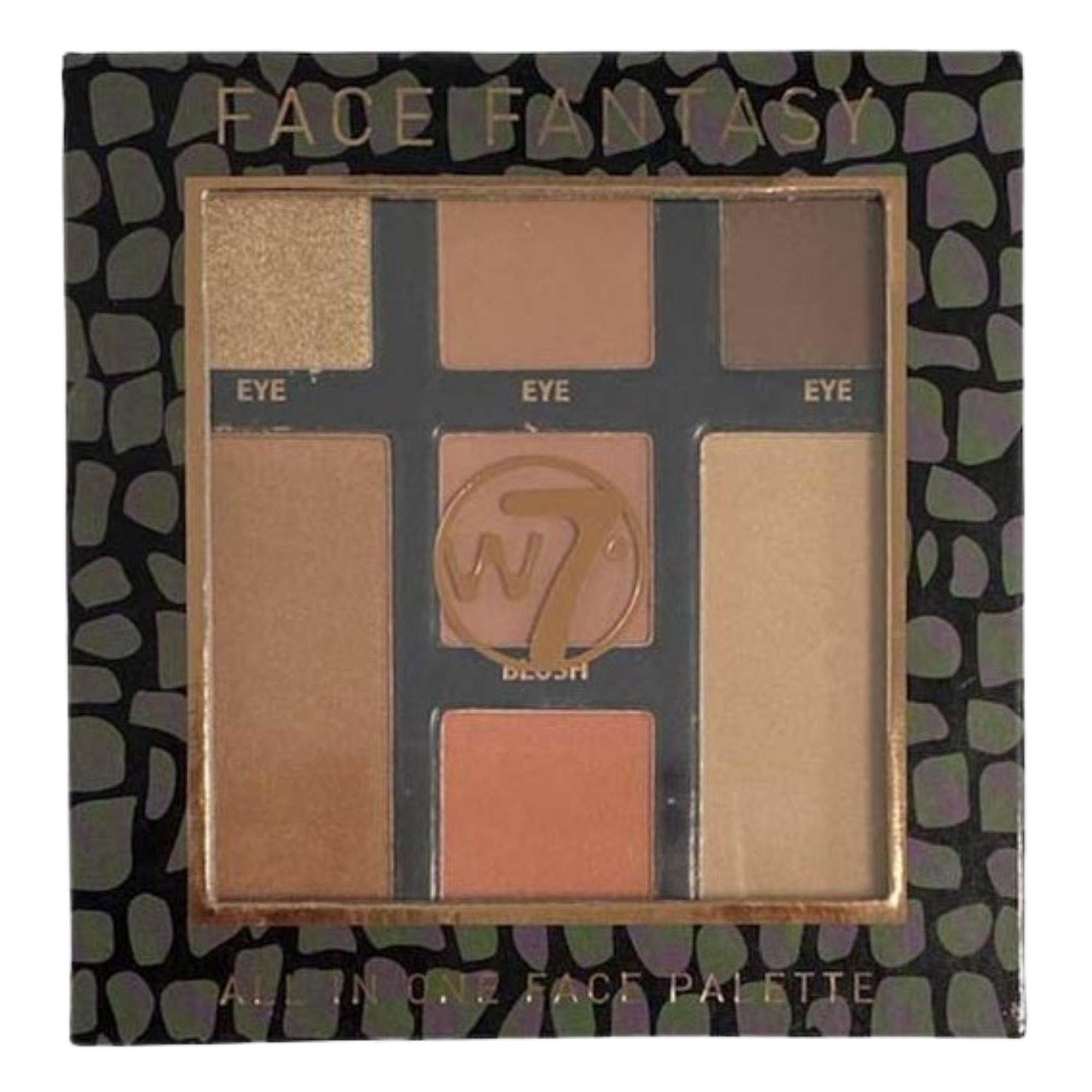 W7 Face Fantasy paleta do makijażu twarzy i oczu, 15,5 g