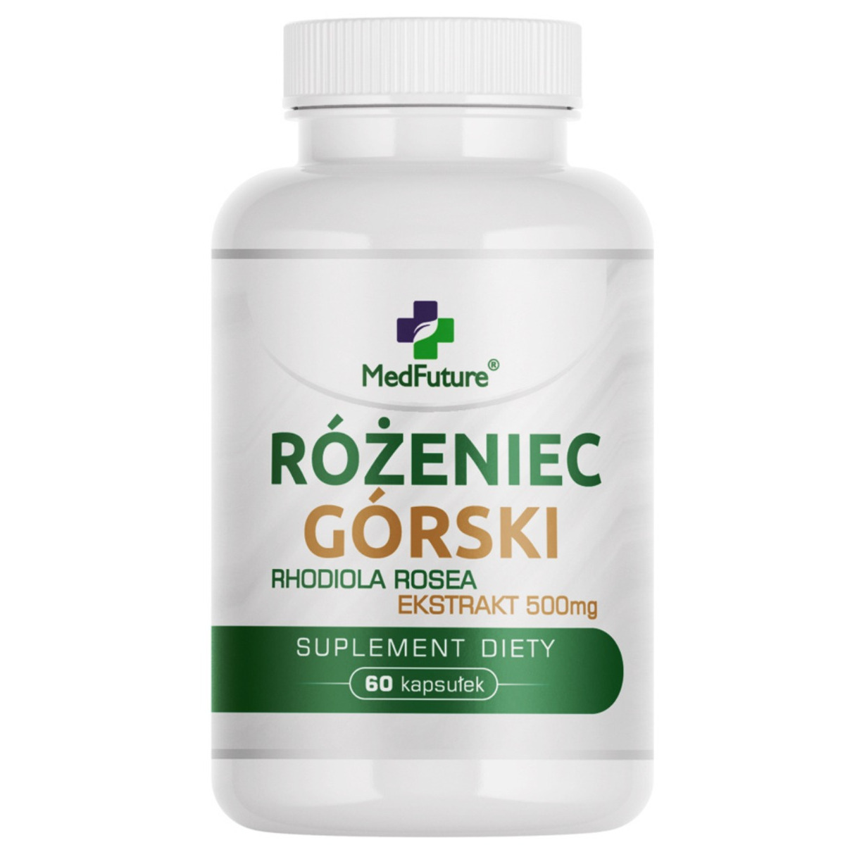 MedFuture Różeniec górski ekstrakt 500 mg suplement diety, 60 kaps./1 opak.