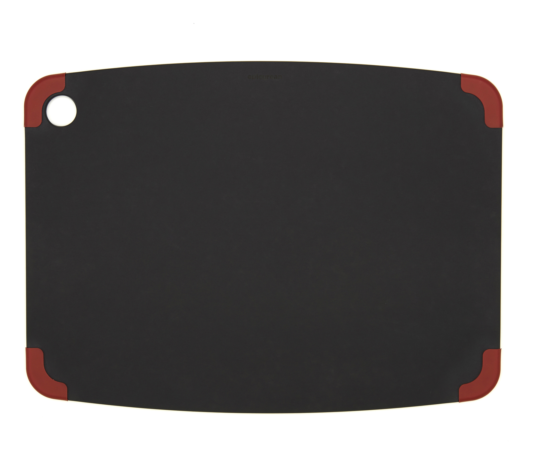 Epicurean - Deska antypoślizgowa XL 46x33cm Czarny / Czerwony