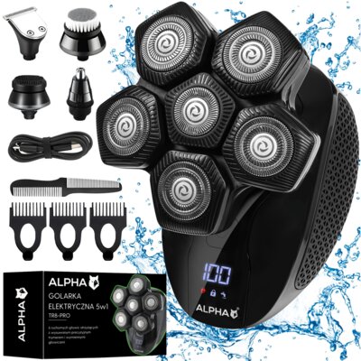 Golarka ALPHA TR8-Pro Na mokro i sucho