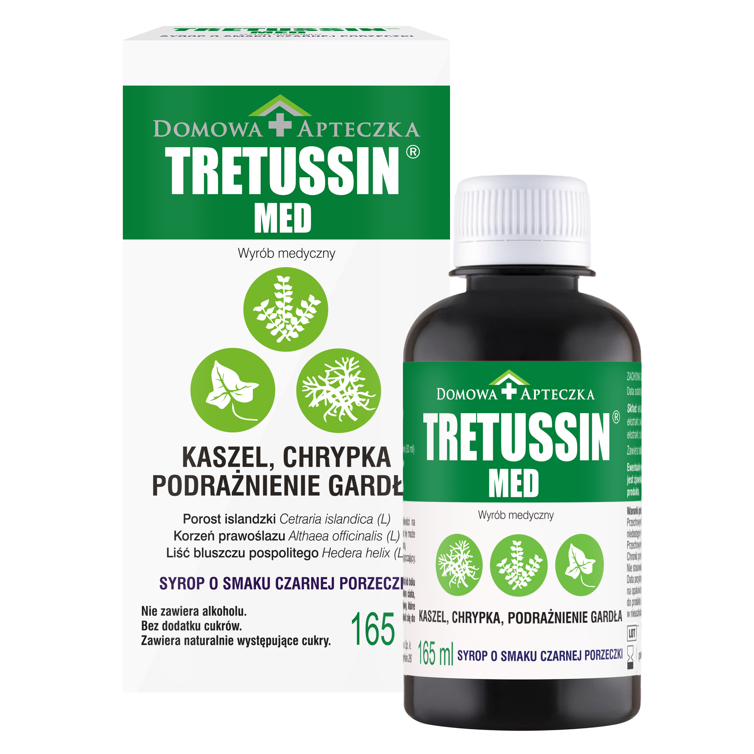 Domowa Apteczka Tretussin med syrop na gardło, 165 ml