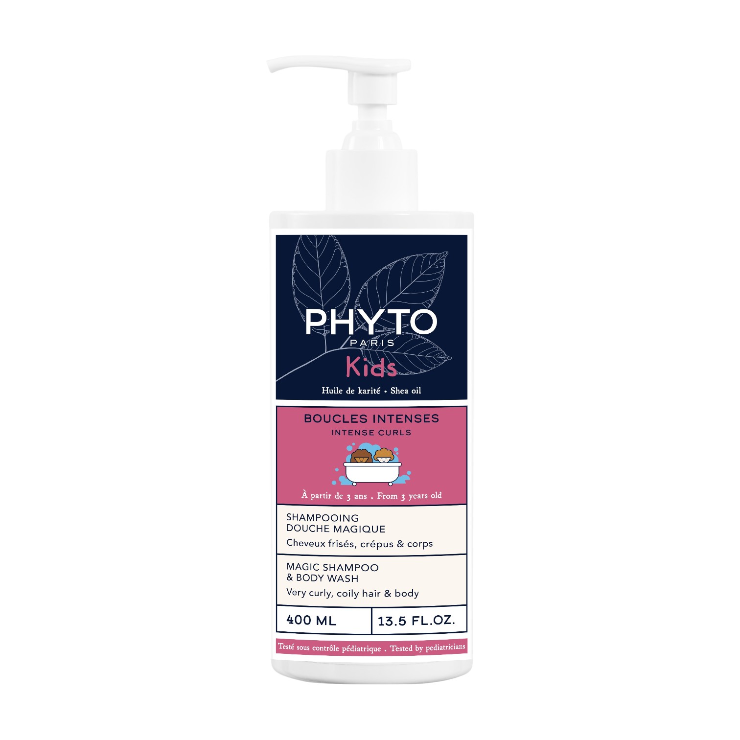 Phyto Paris Kids łagodny szampon do mycia włosów i ciała, 400 ml
