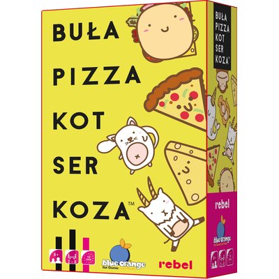 Gra karciana REBEL Buła, Pizza, Kot, Ser, Koza 113829