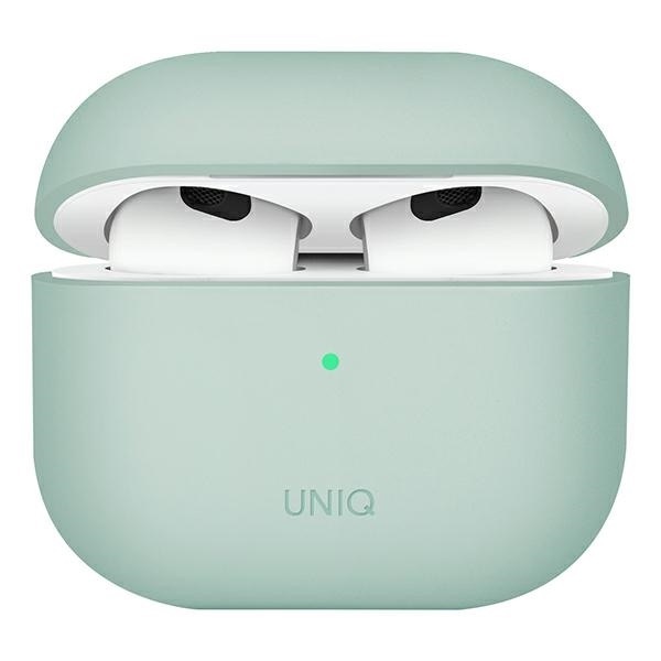 Uniq Lino Silicone mint green - etui  AirPods gen3