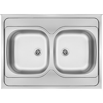 Zlewozmywak dwukomorowy DEANTE Tango ZM6 020N Stalowy 60x80