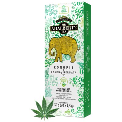 Herbata ADALBERTS Cannabis Tea (20 sztuk)