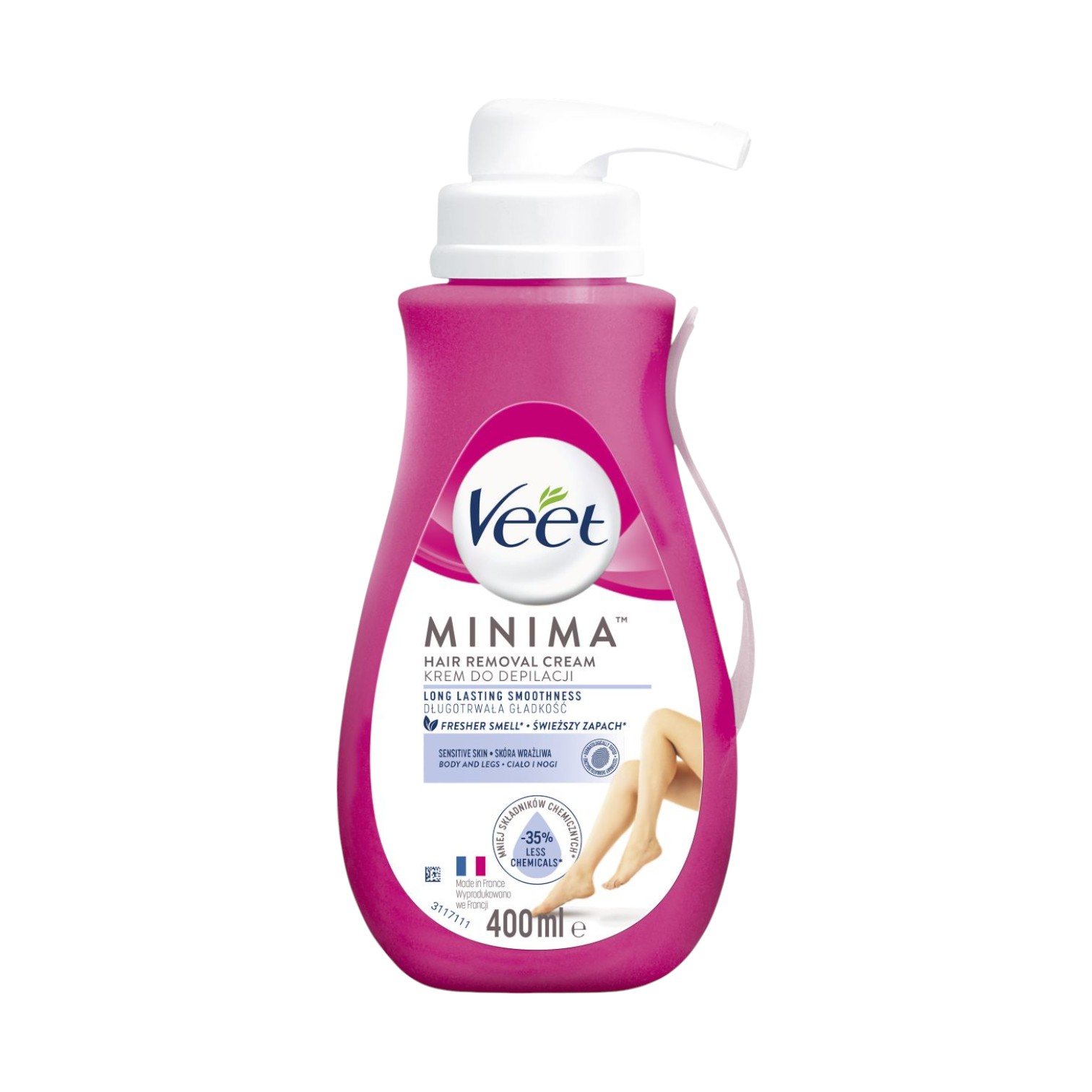 Veet Silky Fresh krem do depilacji skóry wrażliwej, 400 ml