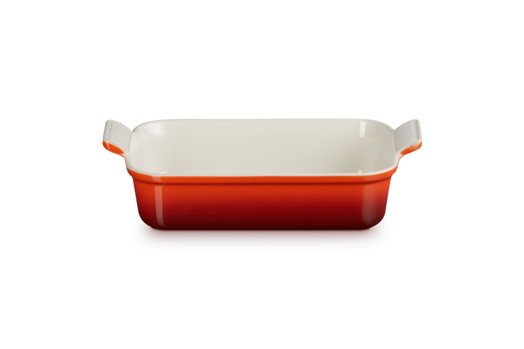 Le Creuset - Prostokątna forma do zapiekania kamionka 26 cm wiśniowy