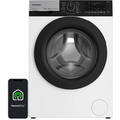 Pralka GRUNDIG GW5P58415WBPB kl.A 8kg 1400 obr WaterCare HomeWhiz SteamAssist