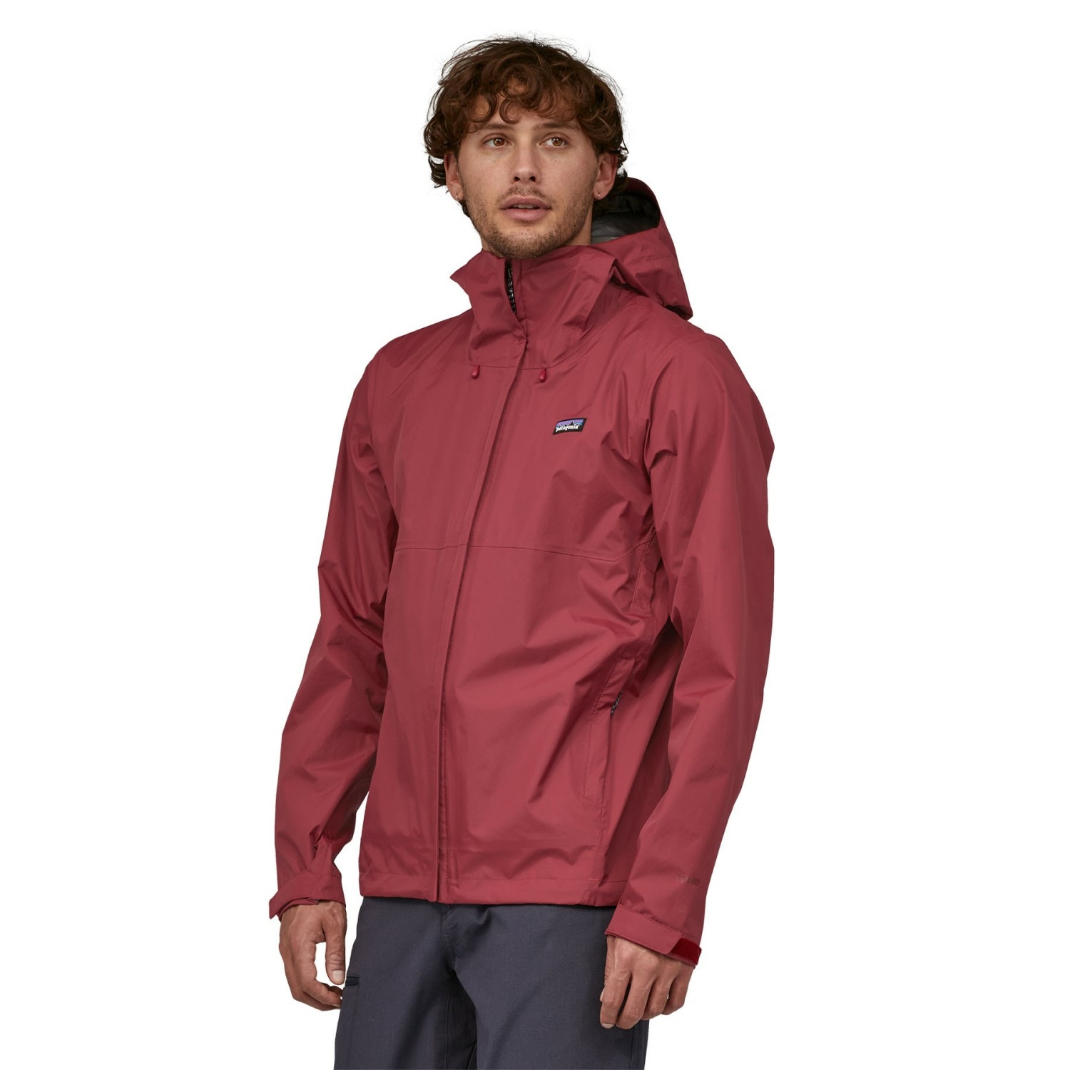 Męska kurtka przeciwdeszczowa Patagonia Torrentshell 3L wax red - S