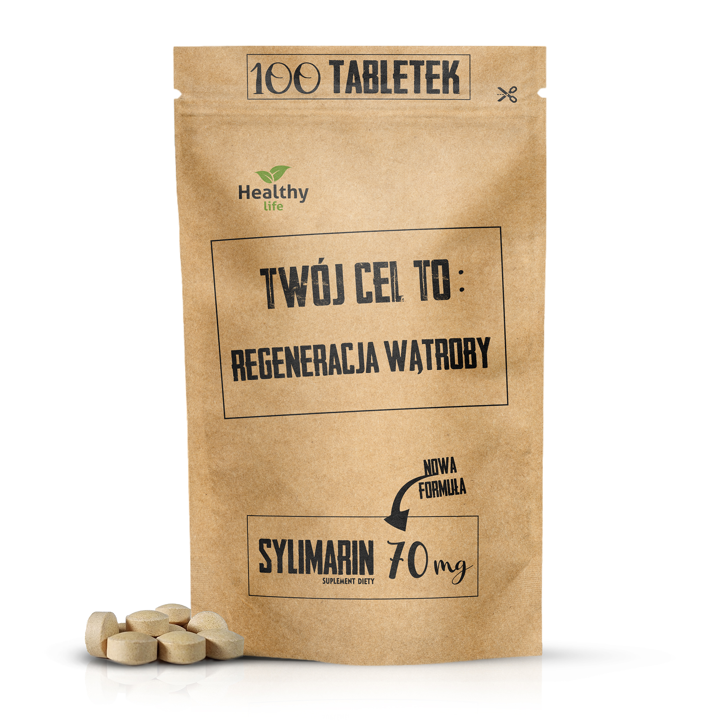 Twój cel to SYLIMARIN suplement diety na regeneracje wątroby, 100 kaps./1 opak.