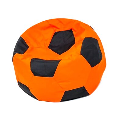 Pufa worek GO GIFT Piłka 2 XL Pomarańczowo-czarny 120 cm