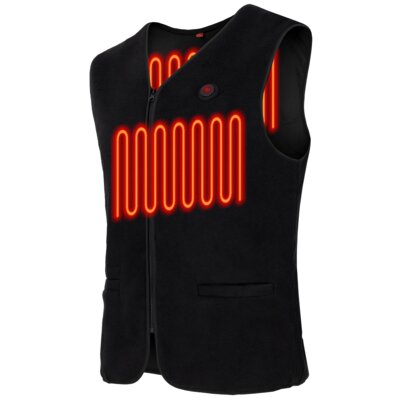 Podgrzewana kamizelka GLOVII GV1XL (rozmiar XL) Czarny