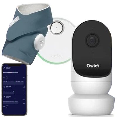 Niania elektroniczna OWLET Cam 2 + monitor oddechu Granatowy