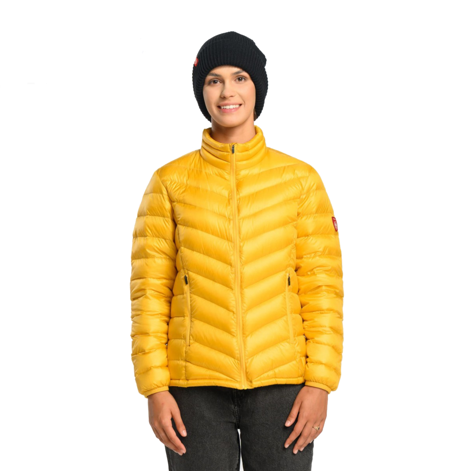 Damska kurtka puchowa Pajak Levity Women gold - S
