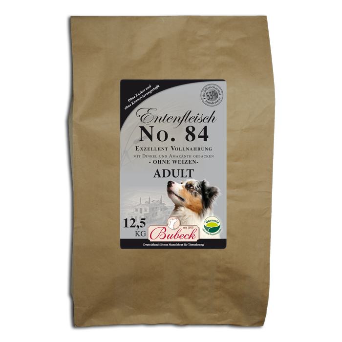 Bubeck Karma dla psa z Kaczką No°84 12,5 kg