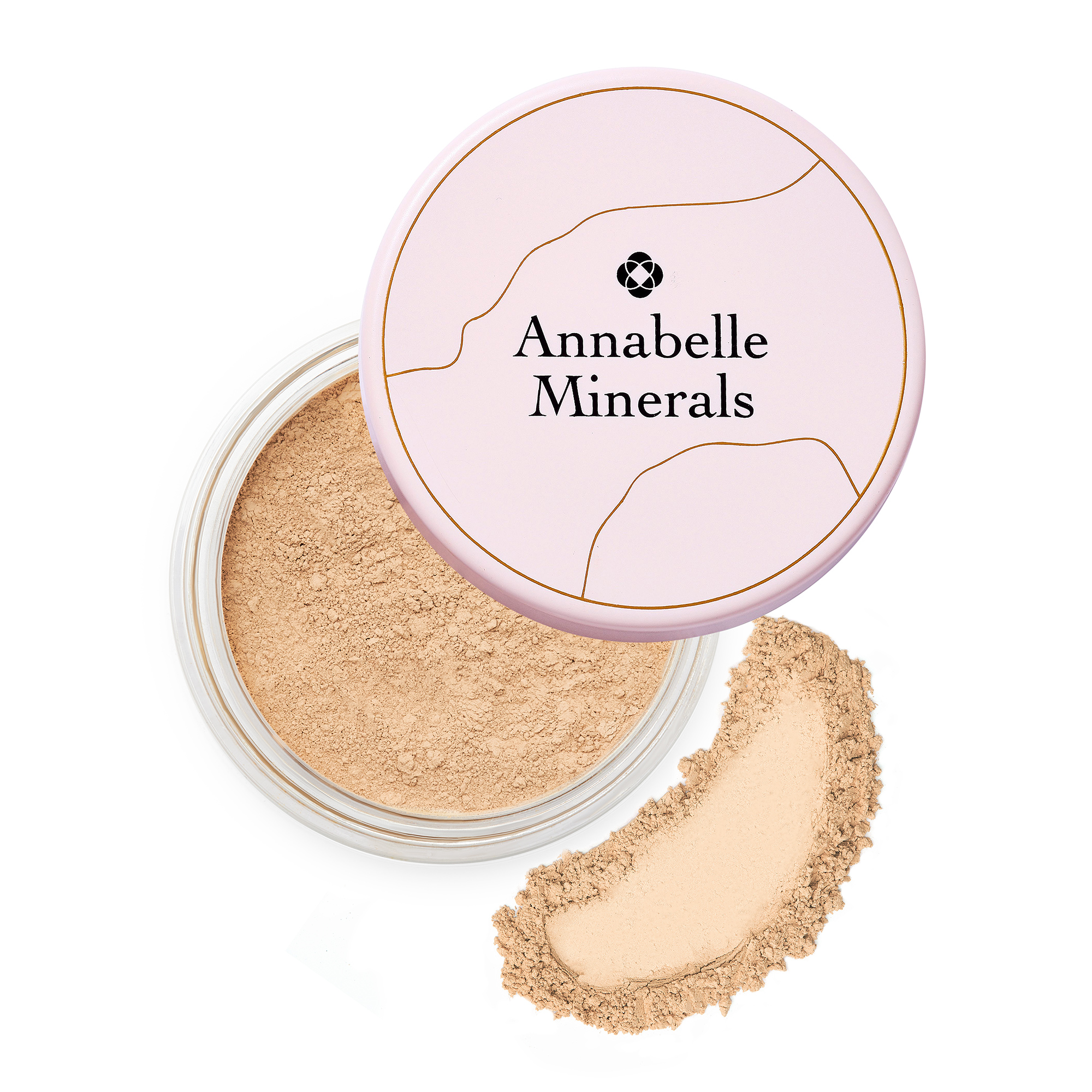 Annabelle Minerals matujący podkład mineralny do twarzy golden sand, 4 g