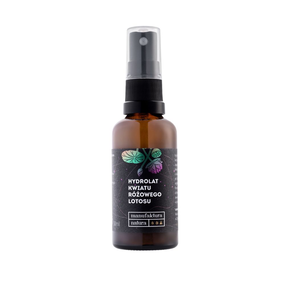 Manufaktura Natura hydrolat kwiat lotosu różowego do twarzy, 60 ml